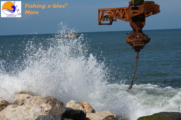 Xbloc ® placement pose expertise certification clas breakwater solution