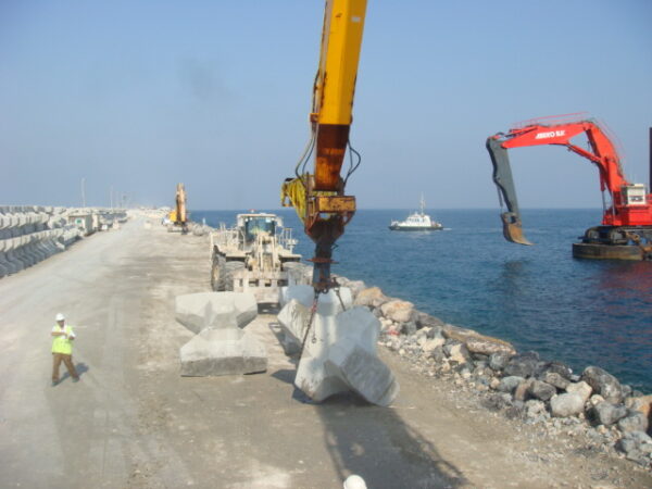 Chantier de Ras Laffan au Qatar avec assistance des experts CLAS