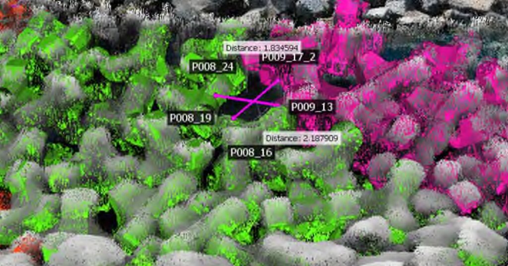 Écart de mesure entre modèle numérique et réalité — trou surestimé
