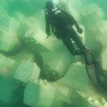 Inspection sous-marine de la pose d’ACCROPODE™II avant la pose des blocs supérieurs à Port-la-Nouvelle